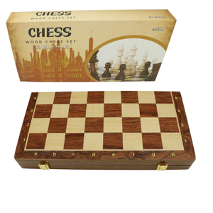18inch FSC hot wooden chess games set Folding chess board