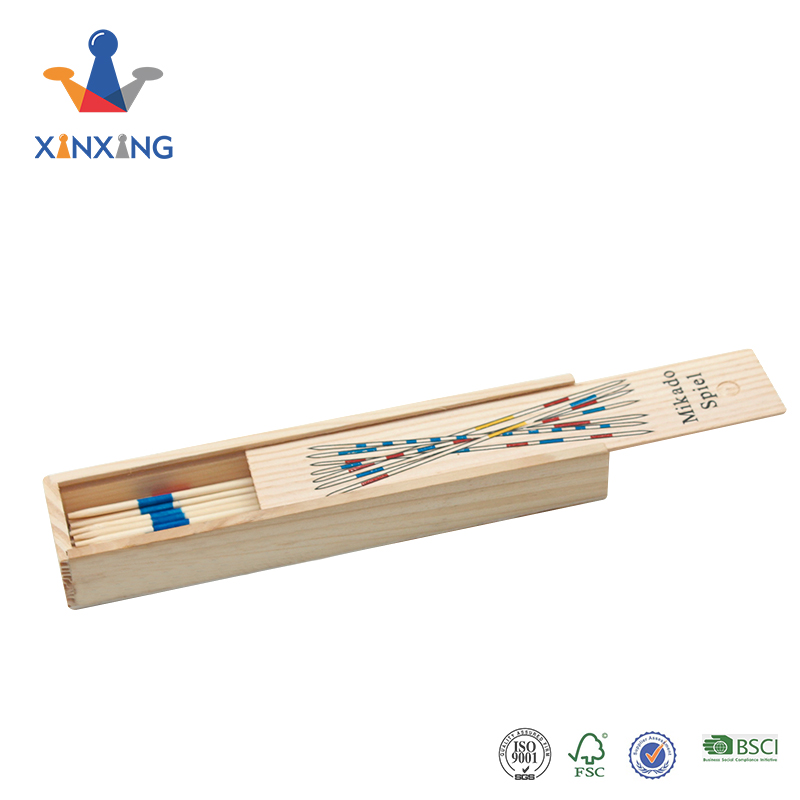 Colorful mikado wooden game set board game