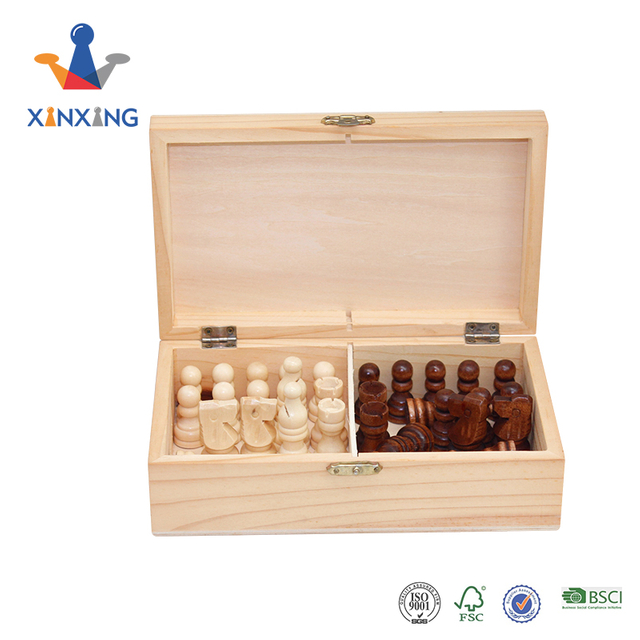 wooden chess pieces Replacement Chess Figures with 2.5" Kings, Queens, Castles, Knights Pawns