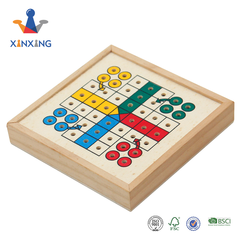 Noble Wooden Chess Set Chess Game Board Set with Storage Slots for All Ages