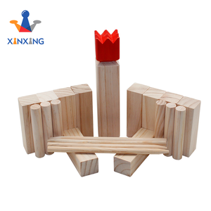 Solid Viking Chess with Red Head for Outdoor Game