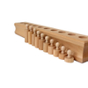 Wooden Activity Sensory Toy Shape Sorter Early Learning Educational Montessori Toys for 1+ Year Old get Smarter