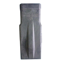 61N4-31200 R130 Hyundai Casting Bucket Teeth And Adapters