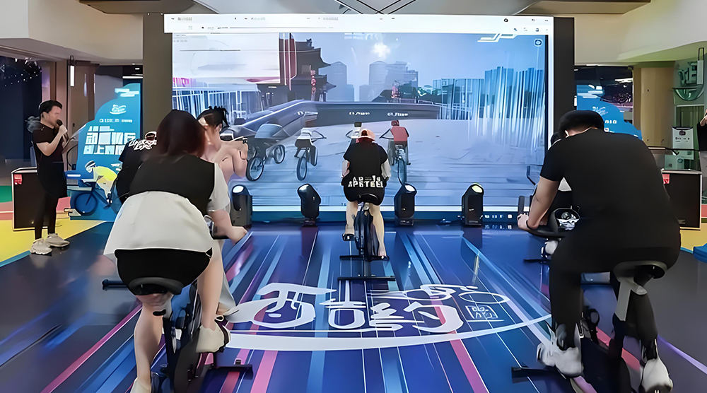 لعبة التمرين من الحائط البارز