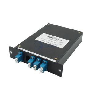 CWDM MUX PLC Splitter Módulo óptico 1x6 1270 ~ 1610nm con conectores DUPLEX LC