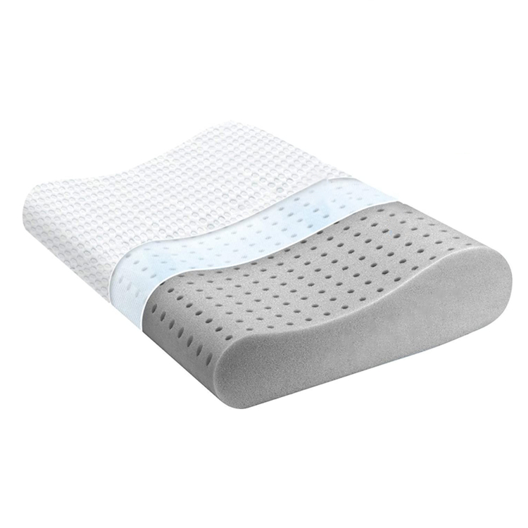 Hot Sale Contour New Design Of Bamboo Charcoal Memory Foam Pillow 