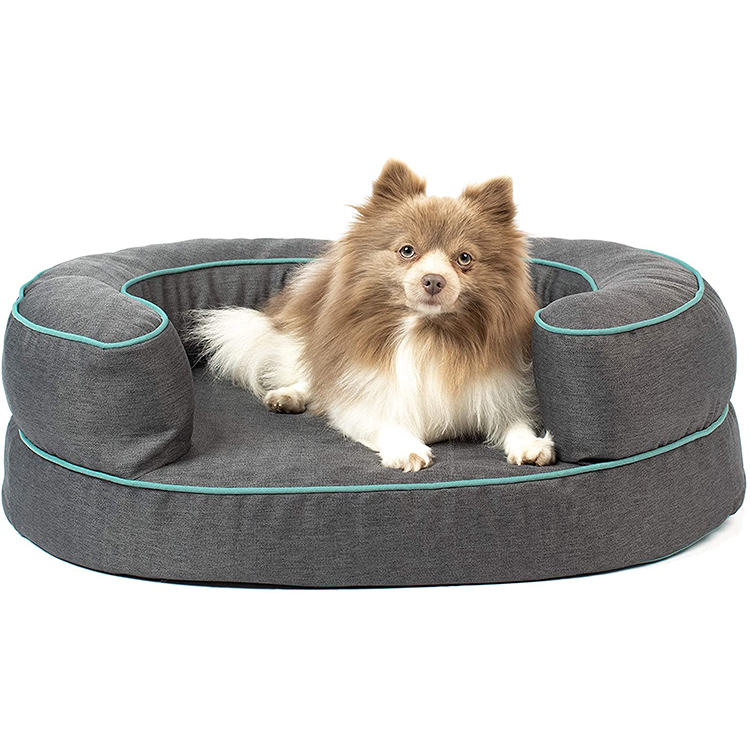 Luxury Portable Memory Foam Orthopedic Fashion Multifunction Indoor Sleeping Pet Dog Sofa Beds