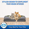 Luxury Portable Cama Para Perro Orthopedic Memory Foam Washable Indoor Sleeping Pet Cat Sofa Beds