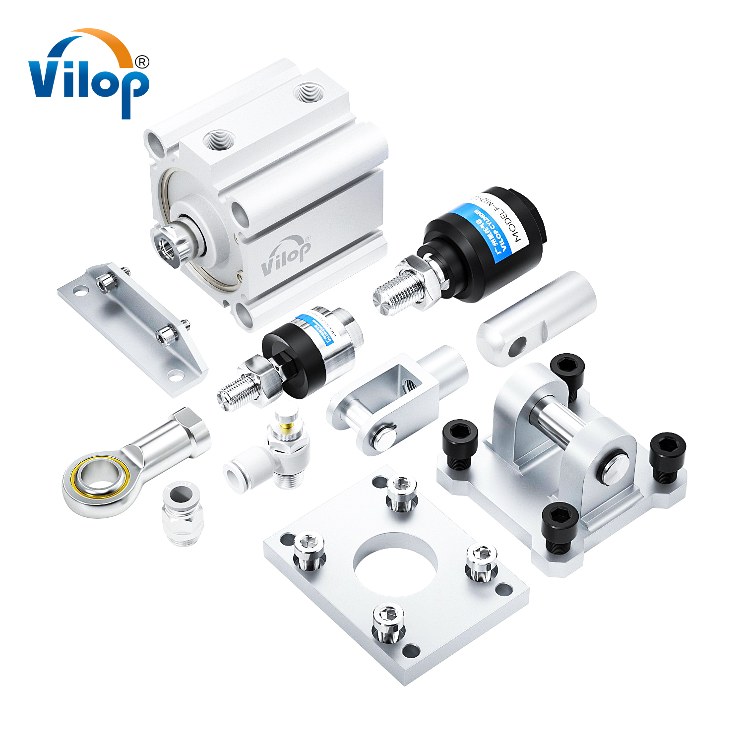 CQ2B Series Compact Cylinder With 100mm Bore CDQ2 Series Pneumatic Thin Air Cylinders CQ2A & CQ2B Models Included
