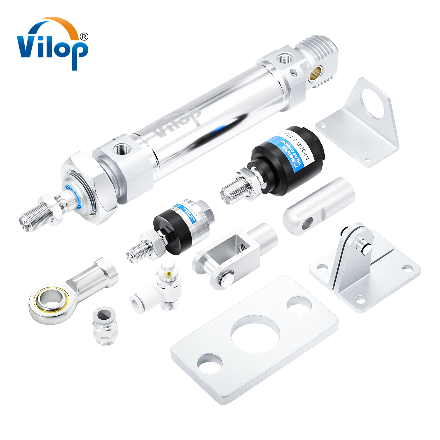 DN/DSNU 20 Series Stainless Steel Mini Pneumatic Cylinder ISO6432 Standard SMC Pneumatic Cylinder Pneumatic Parts