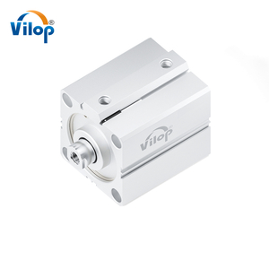 SDA/SDAJ Series Compact Pneumatic Linear Actuator Long Stroke Cylinder Stainless Steel Parts for Air Working Medium