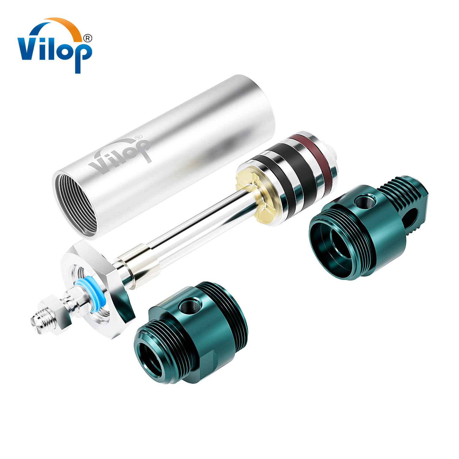 MAL Series Mini Pneumatic Cylinder Aluminum Alloy Double Acting Pneumatic Linear Actuator Pneumatic Parts
