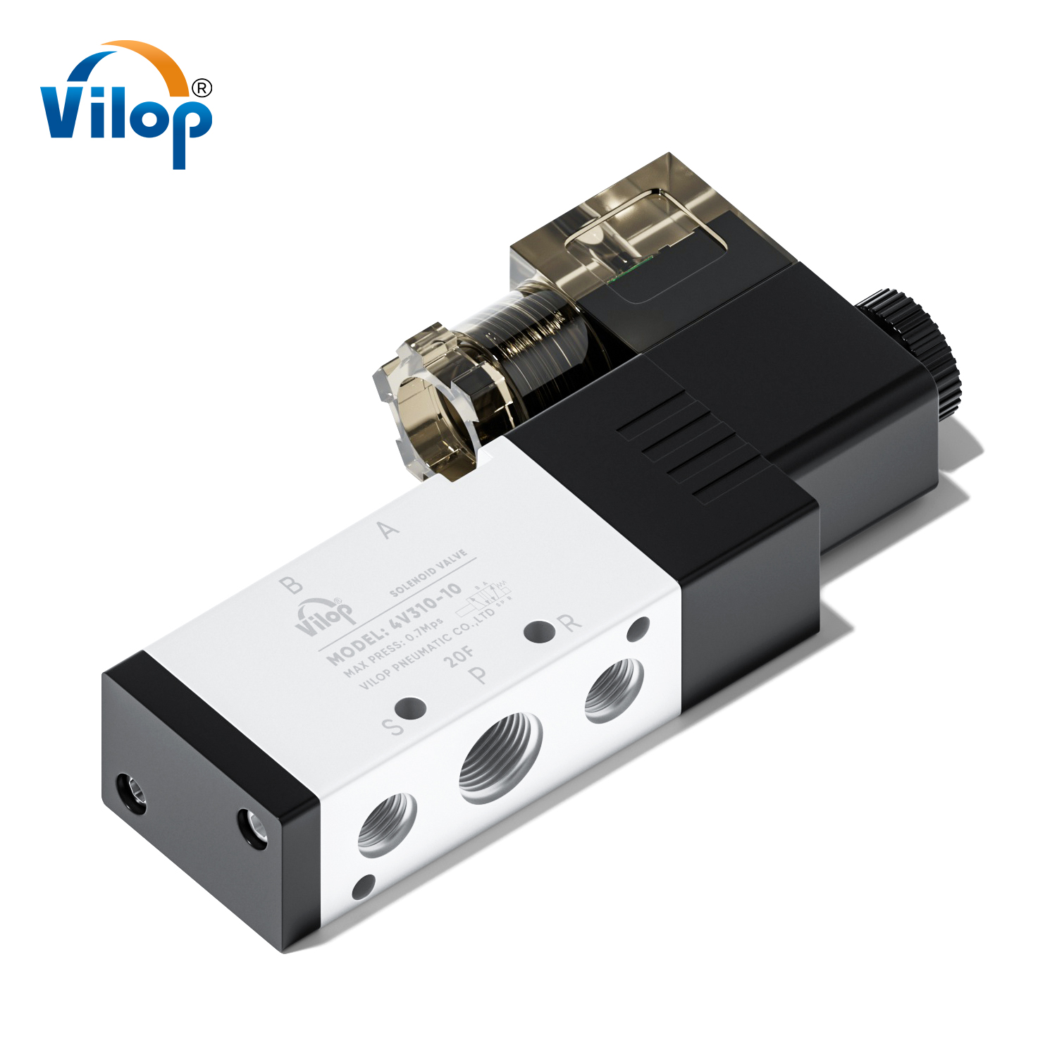 4V300 Series Solenoid Valve, Air Piloted Valve