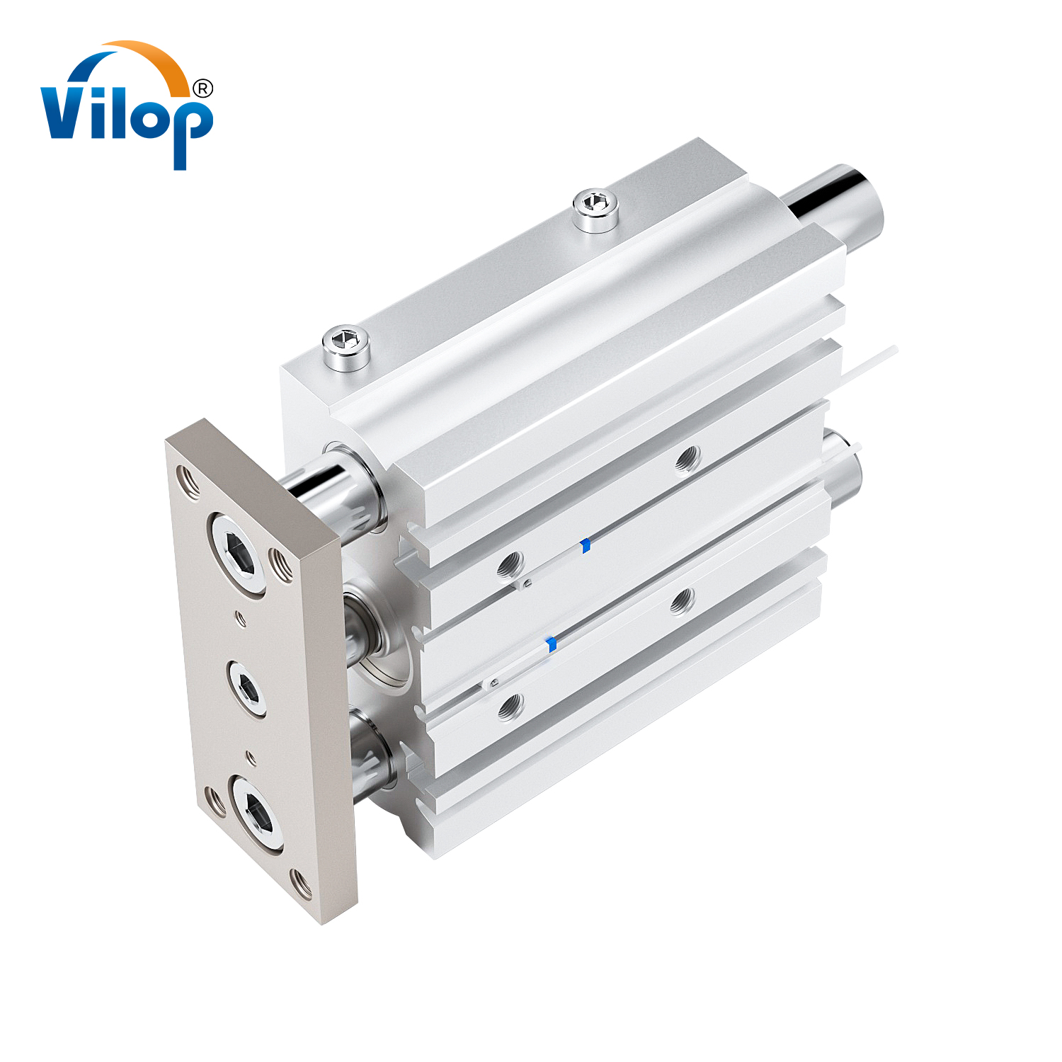 MGPM/MGPL 12 Compact Tri-Rod Pneumatic Air Cylinder New Double-Acting Stainless Steel Industrial Part