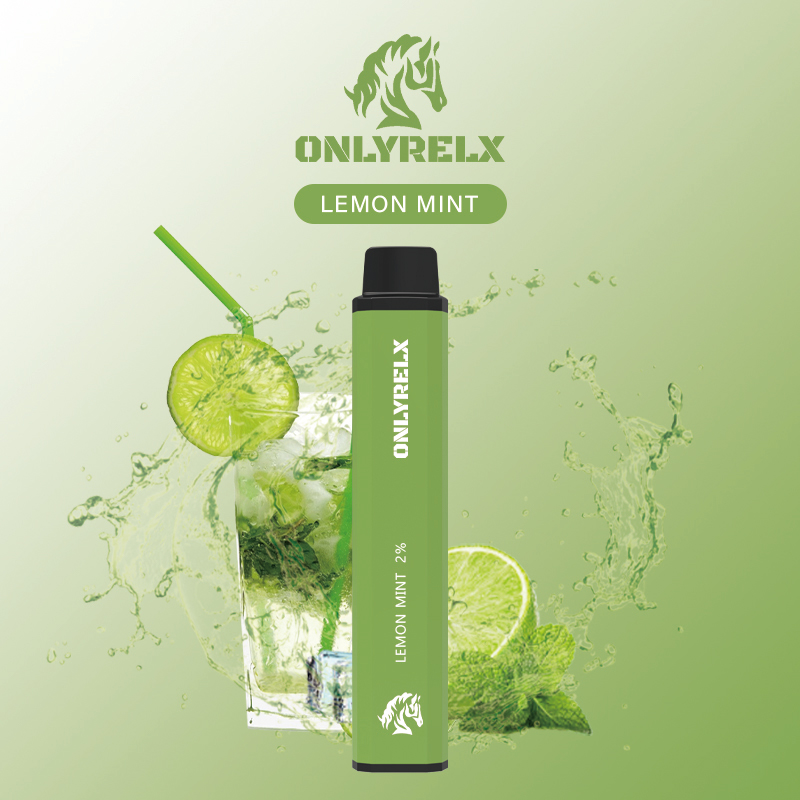 Onlyrelx LUX3000 Lemon Mint Disposable E-cigs Device