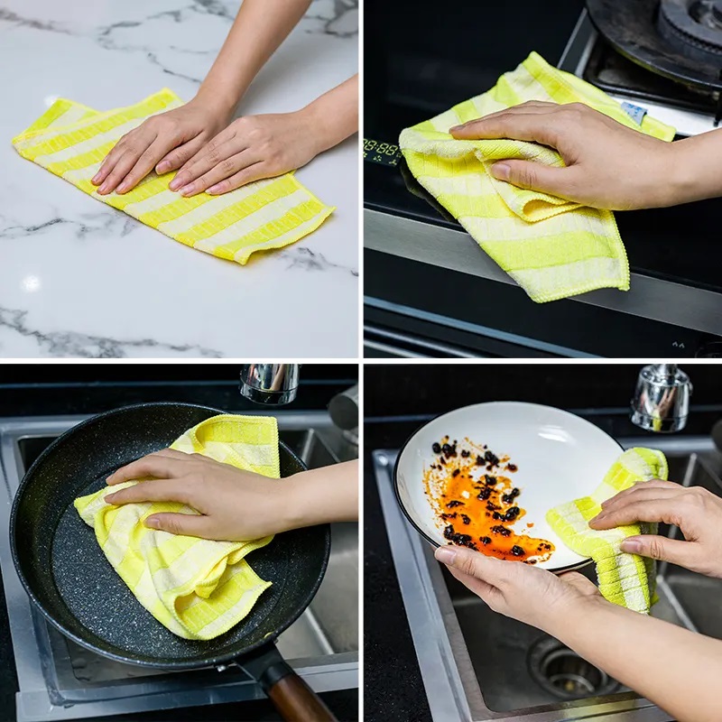 Serviettes de cuisine en microfibre - Juhao