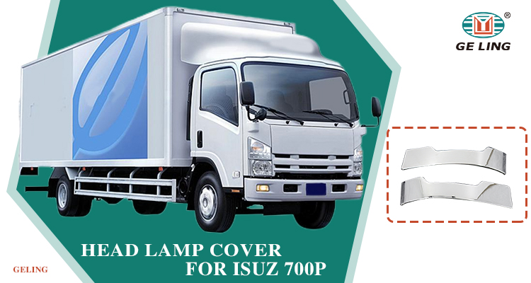 Copri lampada frontale cromato Isuzu 700P