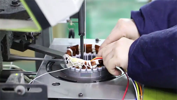 Procesos-de-fabricaci&oacute;n-de-motores Ensamblaje del estator para enfriadores de aire F&aacute;brica de motores Fabricantes Proveedores 