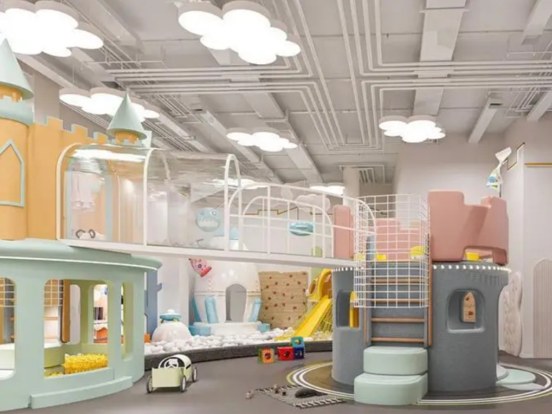 Aire de jeux intérieure pour enfants 06