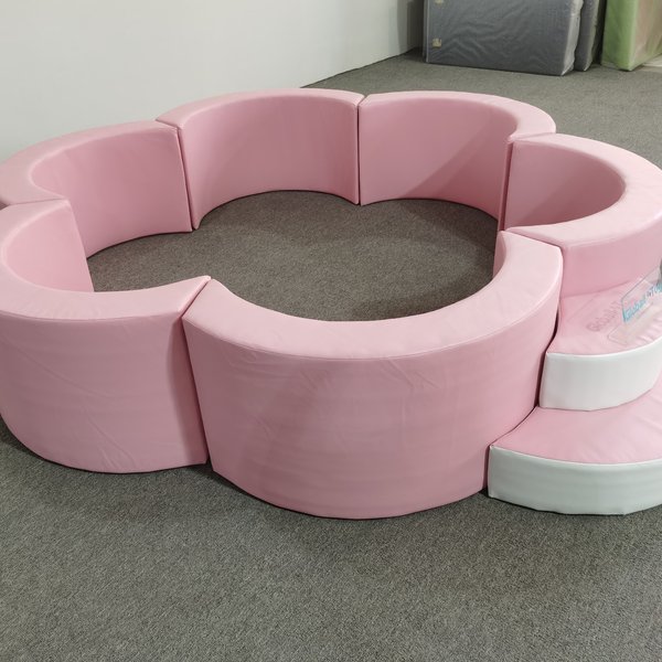 set-con-palline-soft-produttore-di-attrezzature-per-centri-gioco-per-bambini-rosa-recinzione-morbida