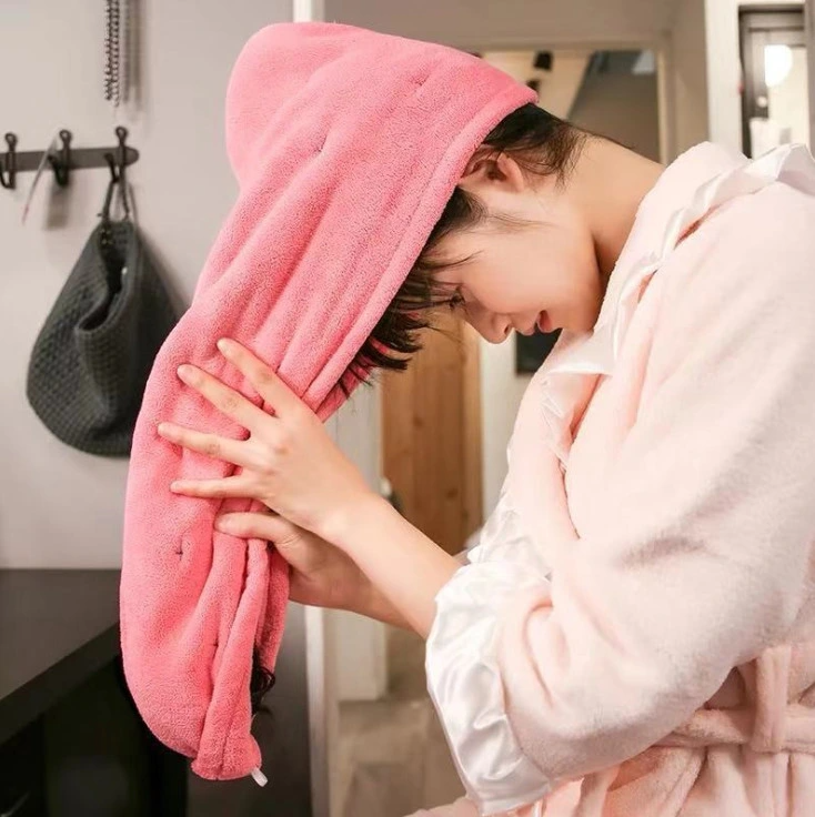 Serviette &agrave; cheveux en microfibre