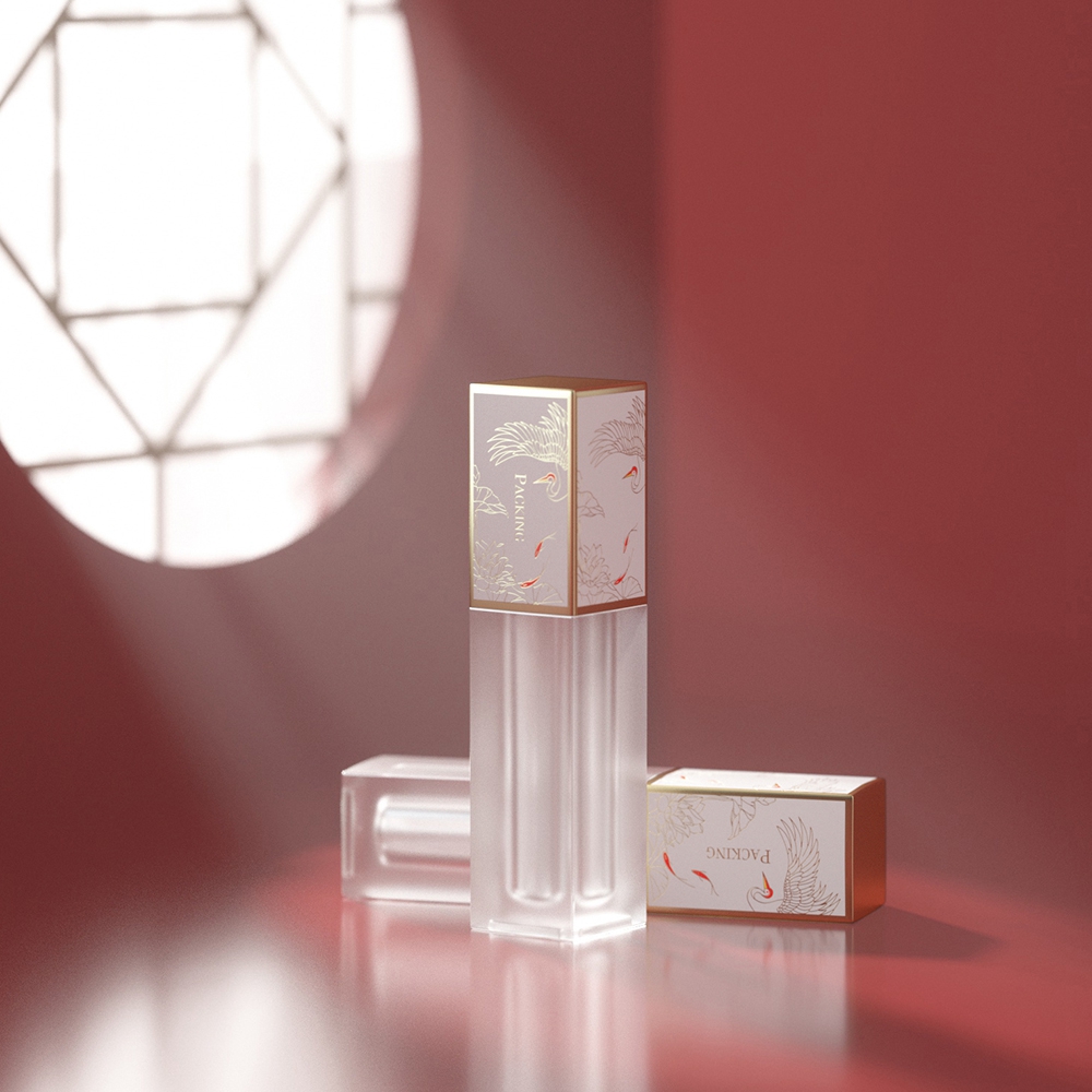 Caixa de pó compacta de forma redonda de marca própria por atacado embalagem cosmética caixa de pó compacta transparente vazia
