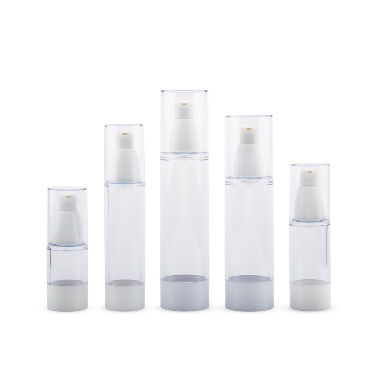 Embalagem para cuidados com a pele Eco Friendly Embalagem de Cuidados Pessoais Plástico Luxo Como Pp Pe 15/30/50/80/100Ml Bomba Airless Garrafa Cosméticos