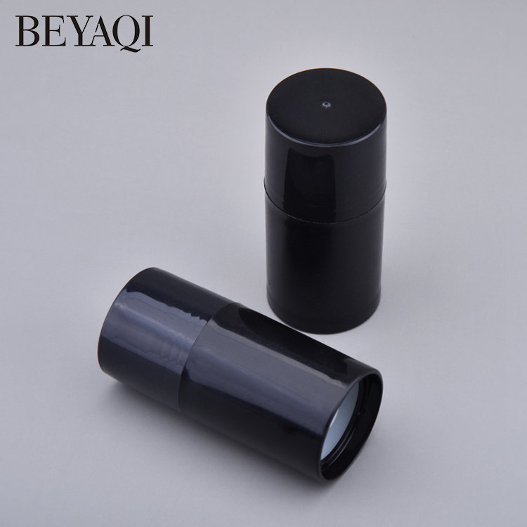 Rotondo Twist Up Tubo Di Plastica Deodorante 30g Bianco Nero Trasparente PP PE Contenitore Vuoto Di Plastica Deodorante Stick