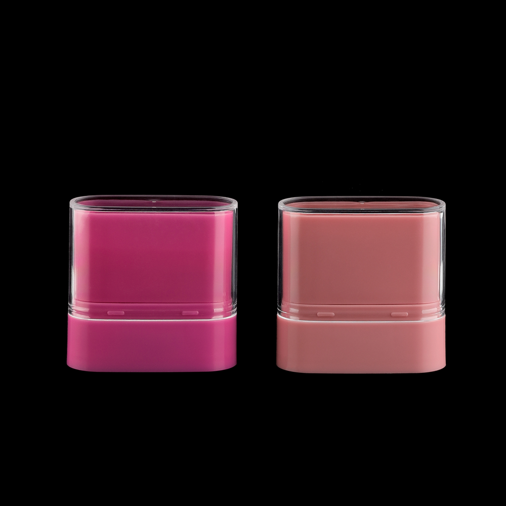 Custom Color Logo 10g Embalagem Plástica Recipiente Cosmético Blush Stick Garrafa De Protetor Solar Para Cuidados Da Pele