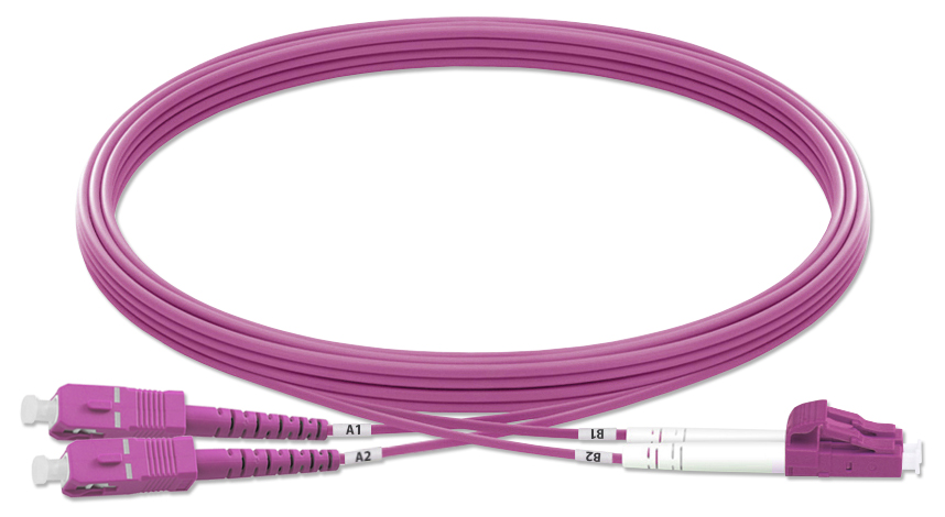 Многомодовые дуплексные патч-корды OM4 SC-LC