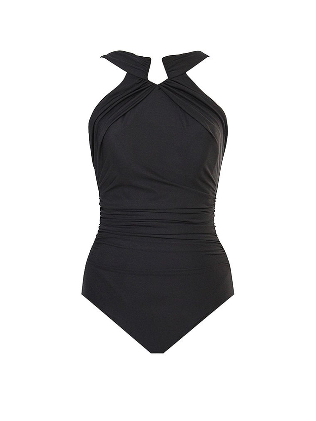 ชุดว่ายน้ำผ้าฝ้ายสีดำ