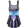 Swimsuits boireannaich Tankini le shorts