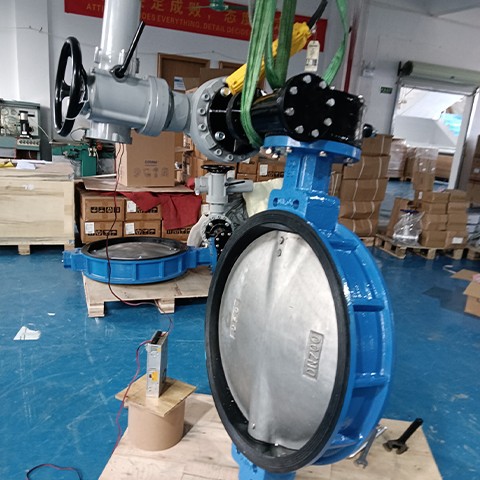 Pengeluar Double Flanged Butterfly Valve Kilang COVNA