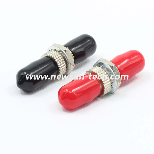 ST Simplex Duple Metal SM MM Fiber Optic Adapter 