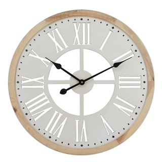 Cheap Prices Decorative 60CM Wooden Wall Clocks Unique Use Battery