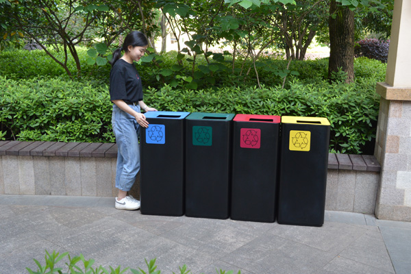 سلة نفايات الصلب المجلفن