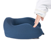 CoolMax Semi-inflated Half Memory Foam Inflatable Neck Pillow