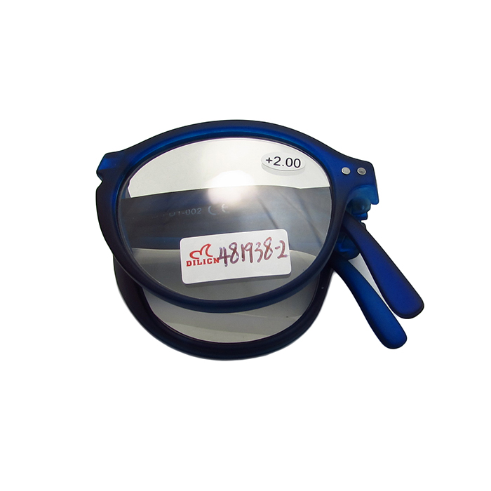 Foldable bifocal photochromic reading glasses sunglasses