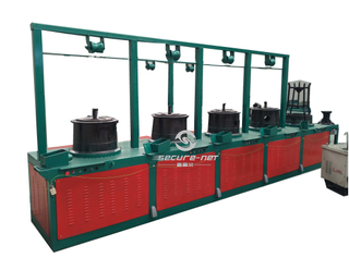Pulley type wire drawing machine