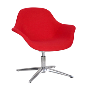 Fully Upholstered Plastic Backrest Seat Cushion 
