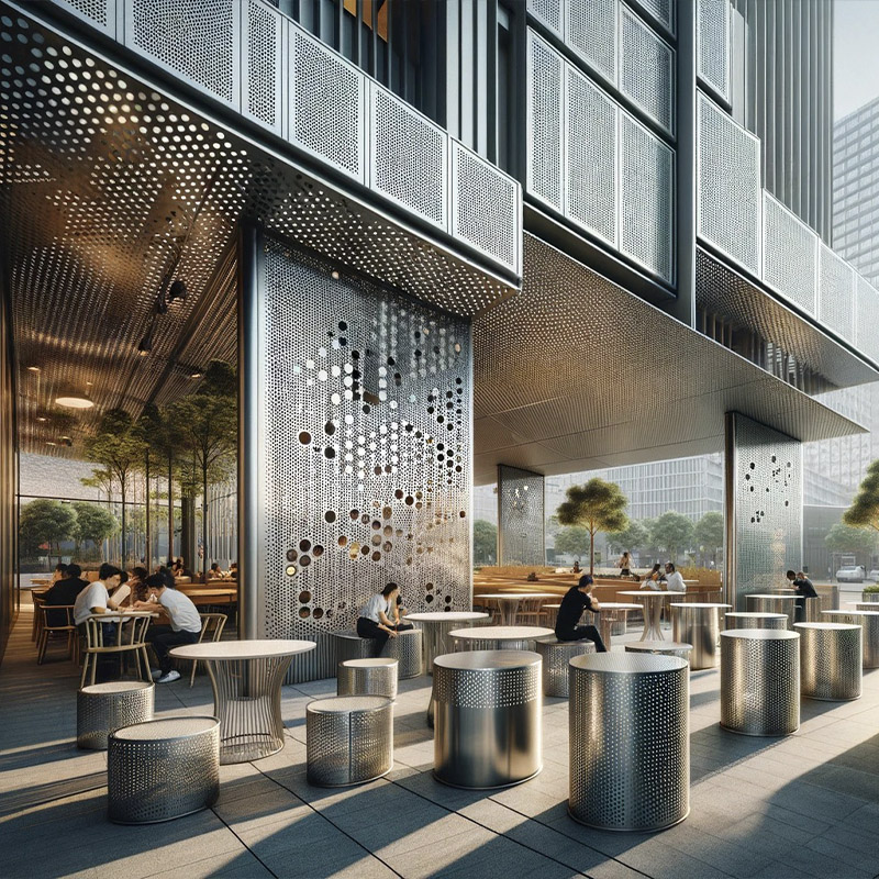 perforated metal panels