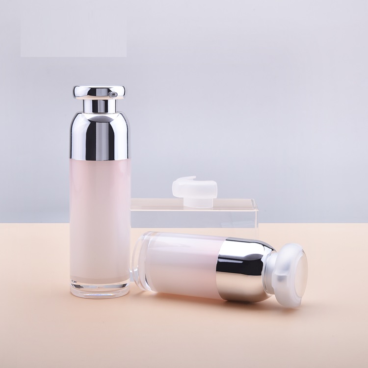 Bouteille sans air de luxe de 15 ml, 30 ml, 50 ml 