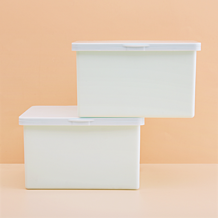 جرة قرص قطنية مستطيلة 600 جرام غطاء الوجه حمض الساليسيليك جرة قرص القطن للطي قناع الوجه الرطب ضغط القطن قرص جرة PP جرة واسعة الفم