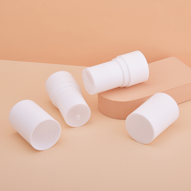 Tubo desodorante en barra redondo de plástico de 30 g con tapa completa