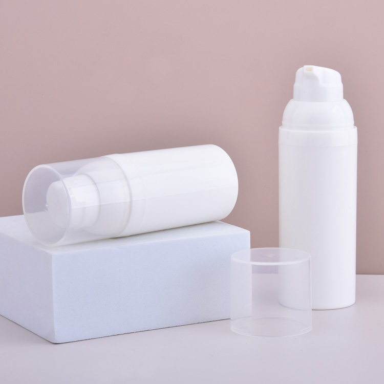 Bouteille de pompe de sérum de soins de la peau sans air 30 ml de luxe