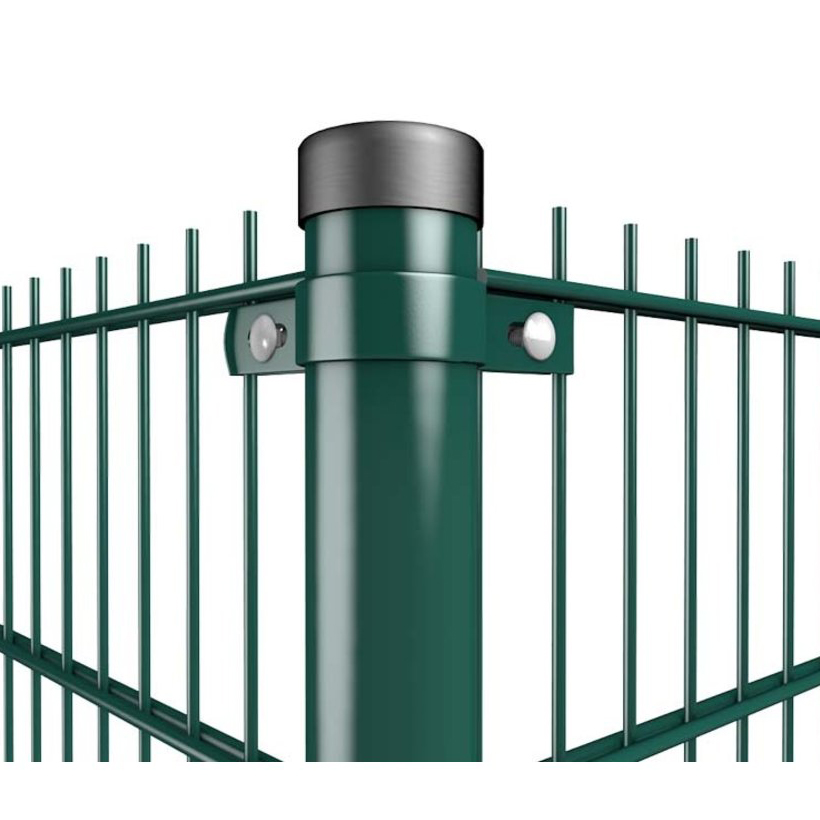 Galvanized Welded Wire Mesh Fence 3D Triangle Bending Fence PVC Chain 
