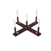 Yard Toss Game Ring Toss Outdoor Game Wood Rope Ring Toss Yard Game with Carrying Case