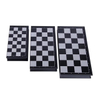 9.7"/12.6"/14" Magnetic Chess set with Folding Board Travel for Children and Adults Plastic Chess Case Glod and Silver Colored.
