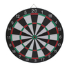  Dart Board Set 17inch Classic Style Dartboard with 6pcs Plastic Darts Set for Men&Ladies&Kids indoor party game