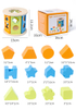 Shape Sorter Toys Wooden Shape Sorter Early Learning Educational Montessori Toys for 1+ Year Old get Smarter